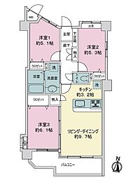 間取図画像 3LDK