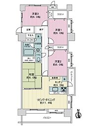 エバーライフネアシティ久留米弐番館 4LDKの間取図画像