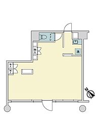 ロマネスク大橋レディースの間取図画像