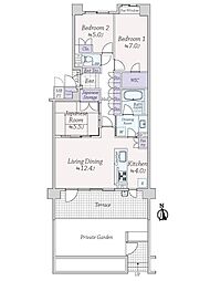 間取図画像 3LDK