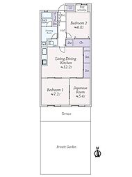 間取図画像 3LDK