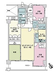 間取図画像 3SLDK
