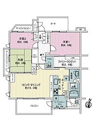 間取図画像 3LDK