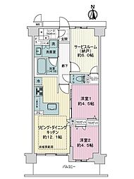 間取図画像 2SLDK