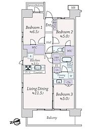 間取図画像 3LDK