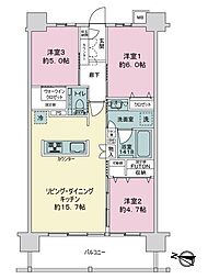 間取図画像 3LDK