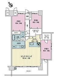 間取図画像 3LDK