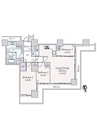 間取図画像 3LDK