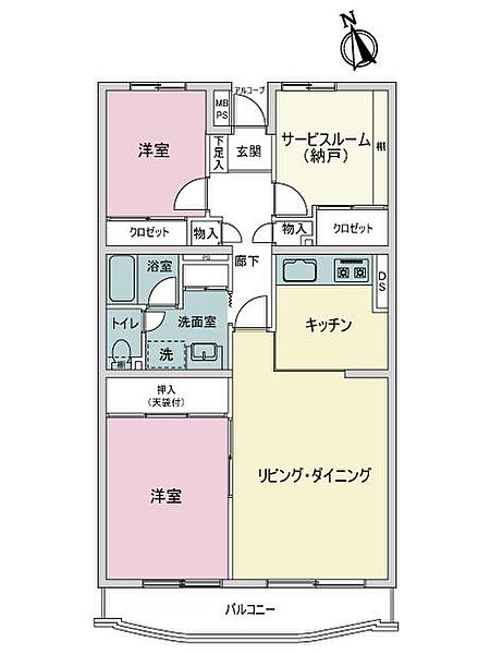間取りを拡大表示