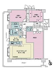 間取図画像 3LDK