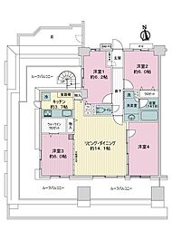 ライオンズマンション西葛西中央通り 4LDKの間取図画像