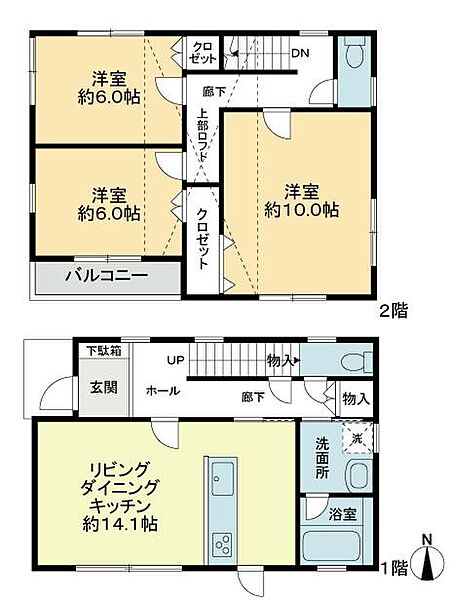 間取りを拡大表示