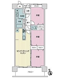 間取図画像 3LDK