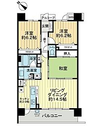 間取図画像 3LDK