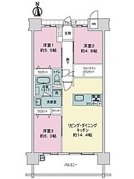 間取図画像 3LDK