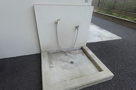 ペットの足洗い場