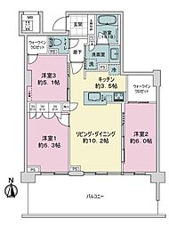 間取図画像 3LDK