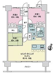 間取図画像 3LDK