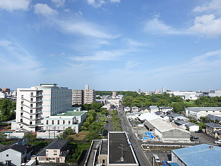 東側バルコニーからの眺望(眺望は永続的に保証されるものではありません)