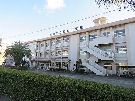 西池小学校まで110m