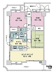 間取図画像 3LDK