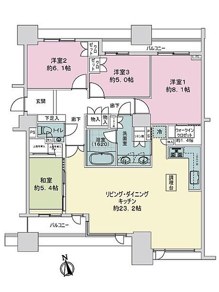 間取りを拡大表示