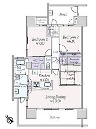 間取図画像 3LDK