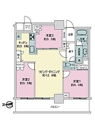 間取図画像 3LDK