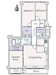 ドミール南16条 3LDKの間取図画像