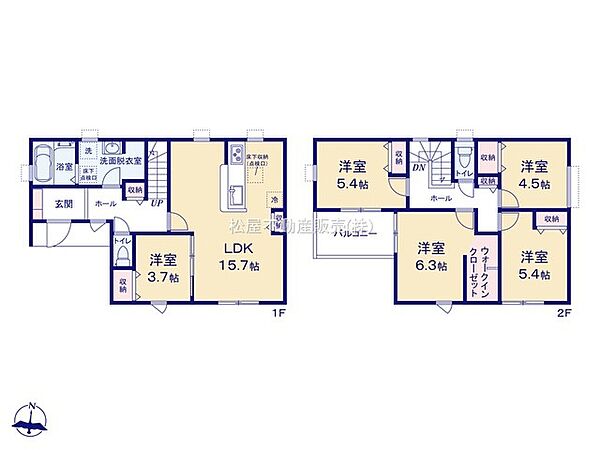 間取りを拡大表示