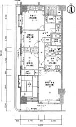 イトーピア海老塚センチュリーコート 4LDKの間取図画像