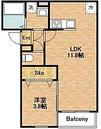 間取図画像 1LDK