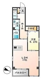 アーバンブルー藤 4階