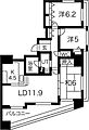 コスモ唐人町パークビュー8階17.0万円