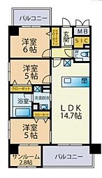 グランタイム都町 6階