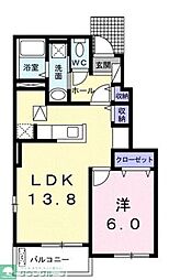 間取図画像 1LDK