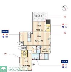 物件の間取り