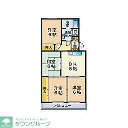 第3八郎丸ビル 4DKの間取図画像