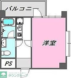 VIP薬院 1Kの間取図画像