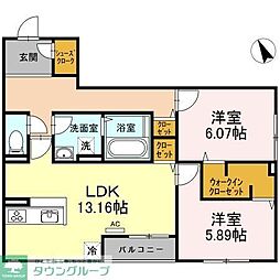 プリマフルール彩都 B棟 1階