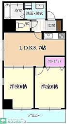 平尾弐番街ビル 1LDKの間取図画像