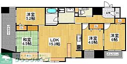 アクロス天神センタープラザ 4LDKの間取図画像