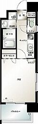 エンクレスト薬院 1Kの間取図画像