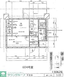 VIP薬院 1Kの間取図画像