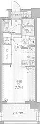 ウインステージ天神南 ワンルームの間取図画像