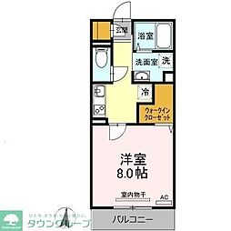 D-roomATAKA 1Kの間取図画像