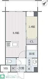 アルティザ平尾 1LDKの間取図画像