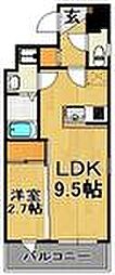 ClassierStyle平尾駅前 1LDKの間取図画像
