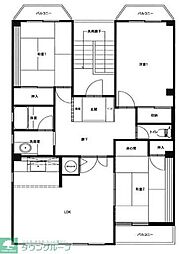 コンダクトヴィレッジ2218 3LDKの間取図画像