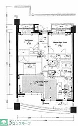 パークホームズ西新の杜 3LDKの間取図画像